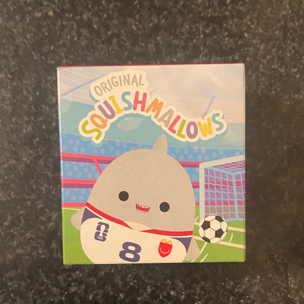 Original Squishmallows Fifa Gordon #8 McDonald's Happy Meal Toy